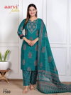 Ajrakh Vol 4 By Aarvi Pure Cotton Kurti With Bottom Dupatta Exporters In India
